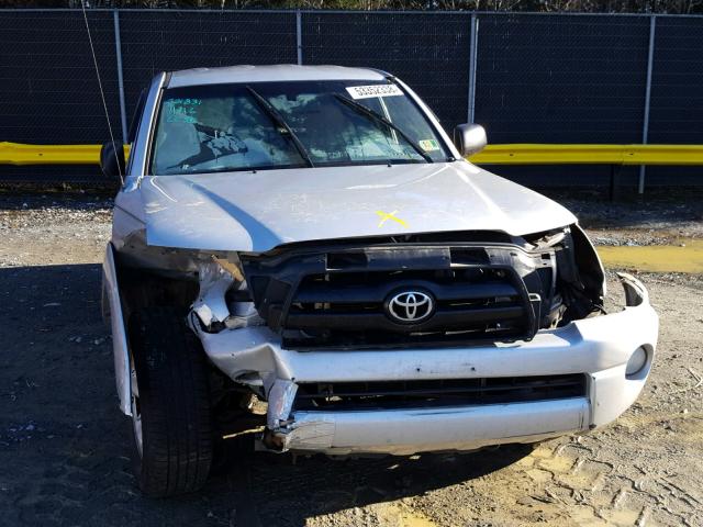 5TETU62N66Z160017 - 2006 TOYOTA TACOMA PRE SILVER photo 9