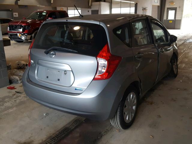 3N1CE2CP7FL366636 - 2015 NISSAN VERSA NOTE SILVER photo 4