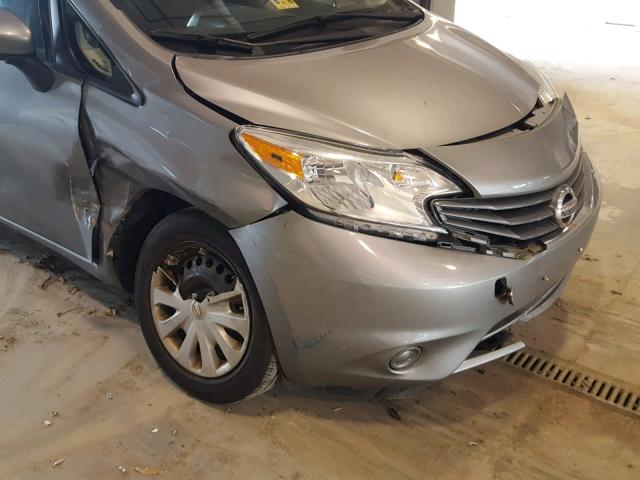 3N1CE2CP7FL366636 - 2015 NISSAN VERSA NOTE SILVER photo 9