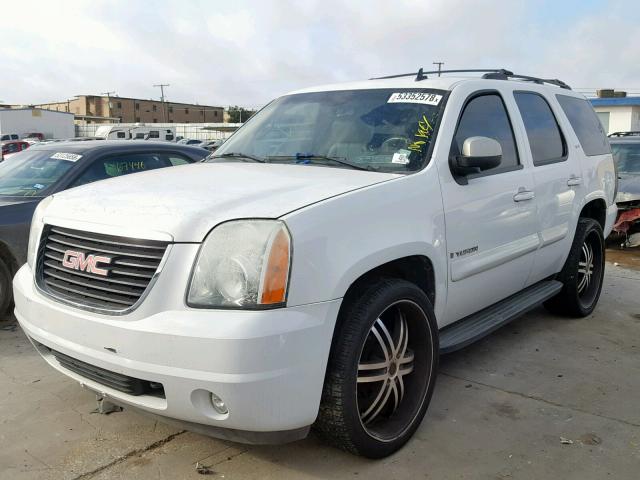 1GKFC13058R120195 - 2008 GMC YUKON WHITE photo 2