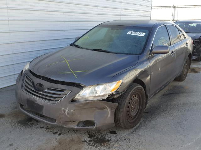 4T4BE46K08R013475 - 2008 TOYOTA CAMRY CE GRAY photo 2
