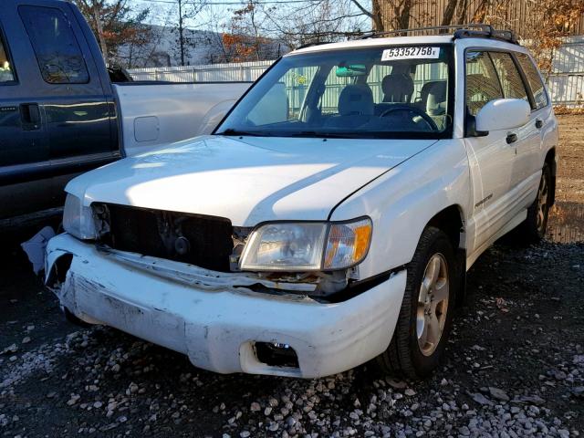 JF1SF65641H732292 - 2001 SUBARU FORESTER S WHITE photo 2