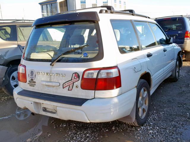 JF1SF65641H732292 - 2001 SUBARU FORESTER S WHITE photo 4