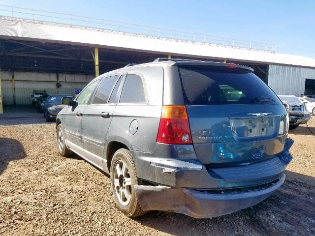 2C8GF68455R276192 - 2005 CHRYSLER PACIFICA T BLUE photo 3