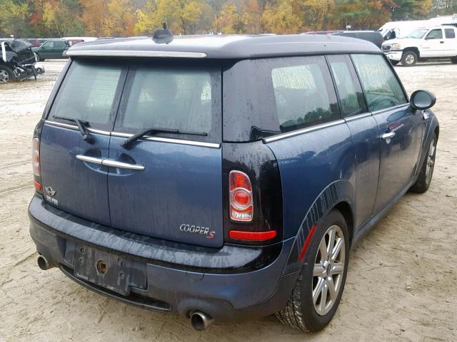 WMWZG3C57BTY30713 - 2011 MINI COOPER S C BLUE photo 4