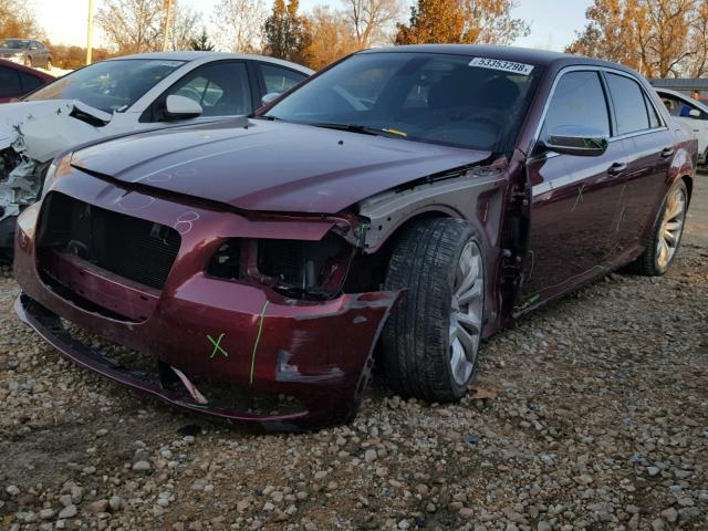 2C3CCAAG2JH341066 - 2018 CHRYSLER 300 TOURIN RED photo 2