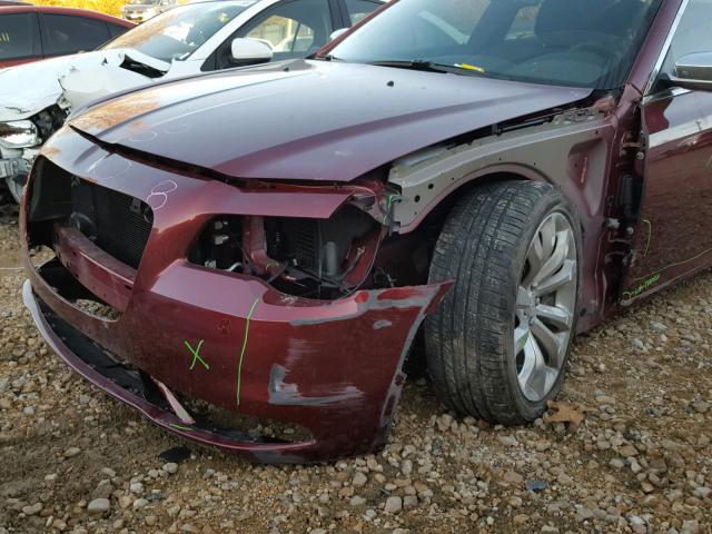 2C3CCAAG2JH341066 - 2018 CHRYSLER 300 TOURIN RED photo 9