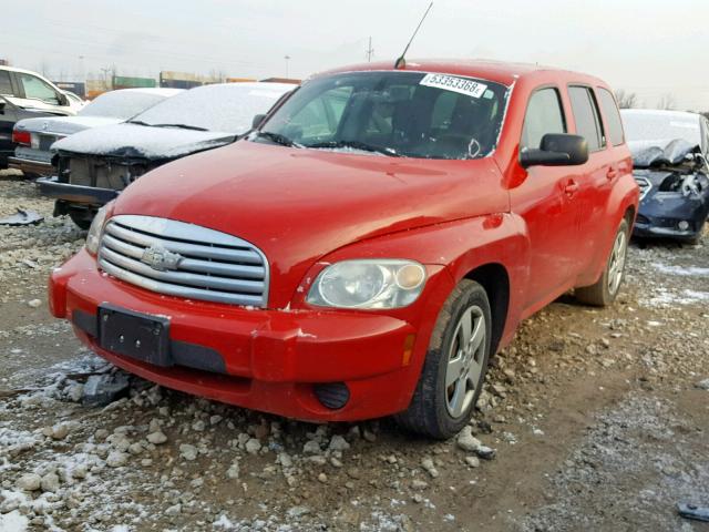 3GNBAAFWXBS582165 - 2011 CHEVROLET HHR LS RED photo 2