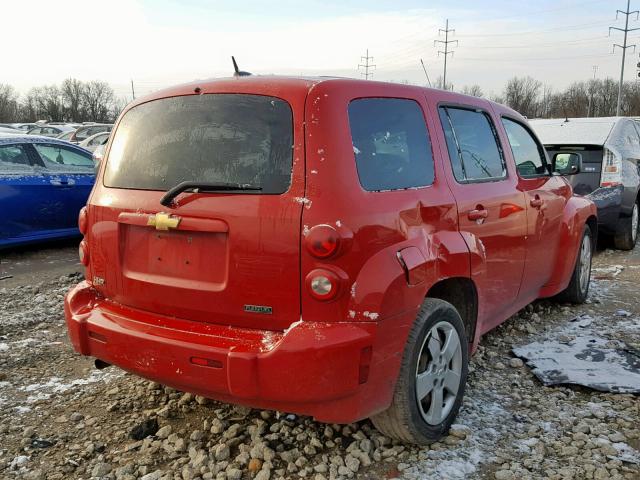 3GNBAAFWXBS582165 - 2011 CHEVROLET HHR LS RED photo 4