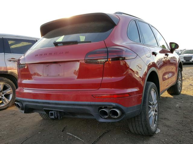 WP1AB2A25HLA51724 - 2017 PORSCHE CAYENNE S RED photo 4