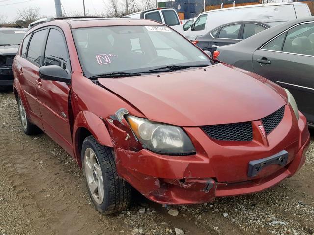 5Y2SL62824Z416414 - 2004 PONTIAC VIBE MAROON photo 1