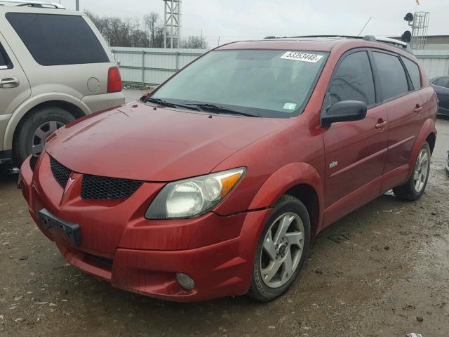 5Y2SL62824Z416414 - 2004 PONTIAC VIBE MAROON photo 2