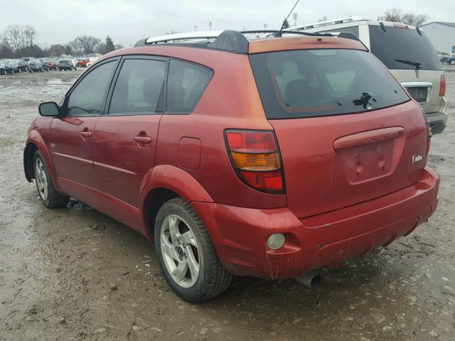 5Y2SL62824Z416414 - 2004 PONTIAC VIBE MAROON photo 3