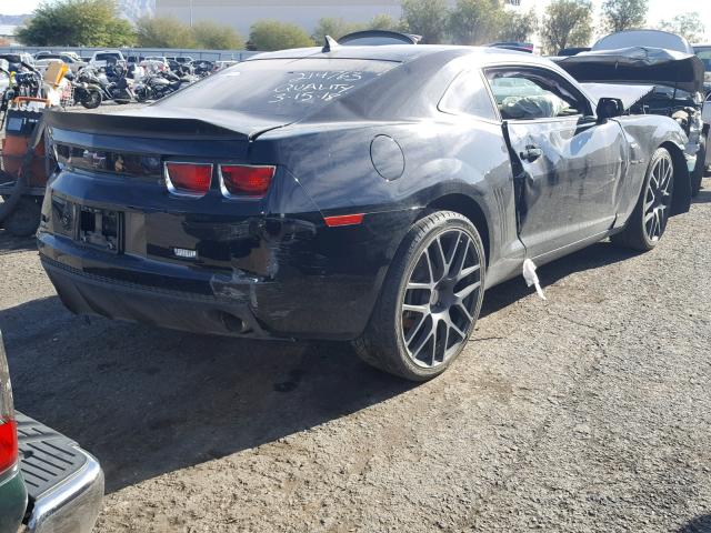 2G1FA1E37D9214763 - 2013 CHEVROLET CAMARO LS BLACK photo 4