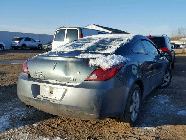 1G2ZH178064145319 - 2006 PONTIAC G6 GT GRAY photo 4