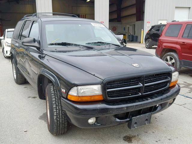 1B4HR28Z9YF254769 - 2000 DODGE DURANGO BLACK photo 1