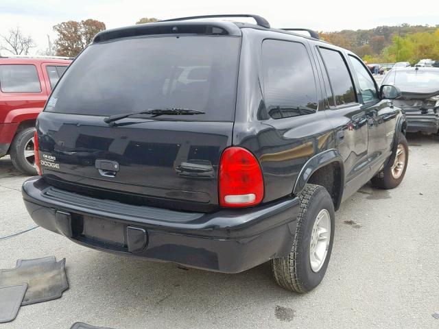 1B4HR28Z9YF254769 - 2000 DODGE DURANGO BLACK photo 4