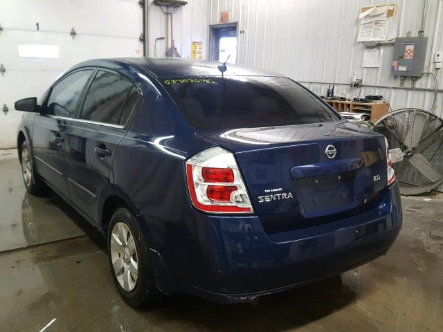 3N1AB61E77L700867 - 2007 NISSAN SENTRA 2.0 BLUE photo 3