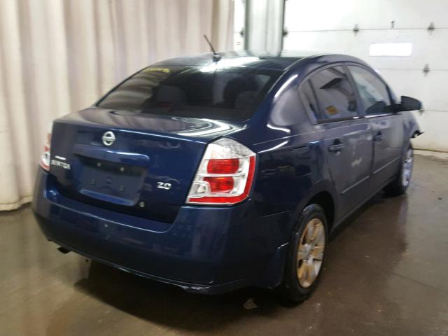 3N1AB61E77L700867 - 2007 NISSAN SENTRA 2.0 BLUE photo 4