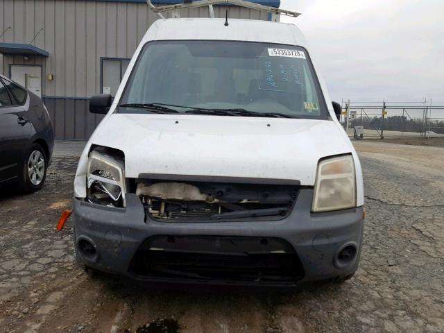 NM0KS9ANXAT004037 - 2010 FORD TRANSIT CO WHITE photo 9