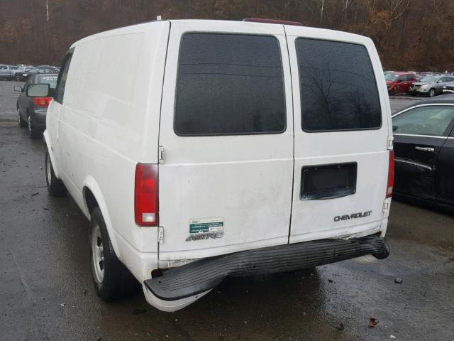 1GCDL19W01B145972 - 2001 CHEVROLET ASTRO WHITE photo 3