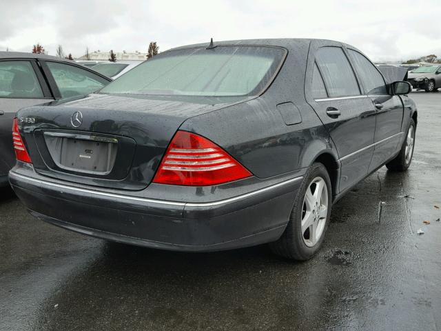 WDBNG70J14A422067 - 2004 MERCEDES-BENZ S 430 GRAY photo 4