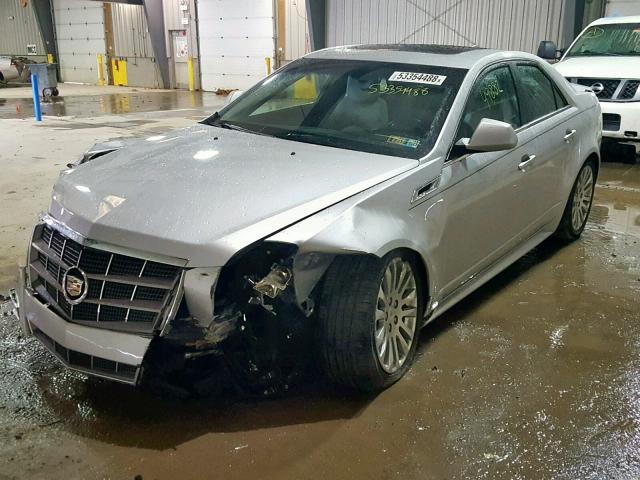 1G6DL5EY5B0169571 - 2011 CADILLAC CTS PERFOR SILVER photo 2