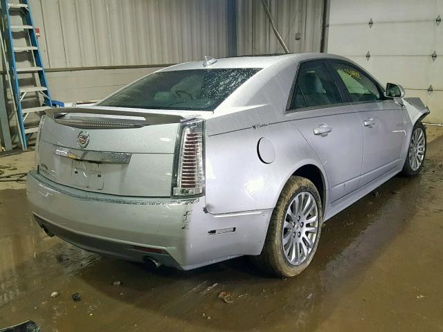 1G6DL5EY5B0169571 - 2011 CADILLAC CTS PERFOR SILVER photo 4