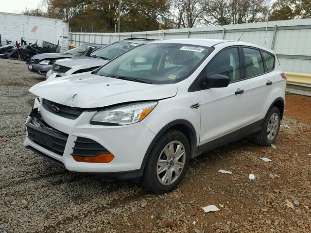 1FMCU0F77DUD80051 - 2013 FORD ESCAPE S WHITE photo 2