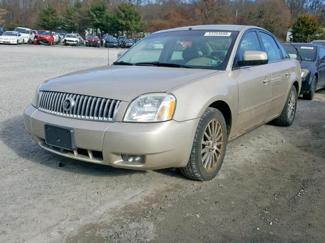 1MEHM43126G609771 - 2006 MERCURY MONTEGO PR TAN photo 2