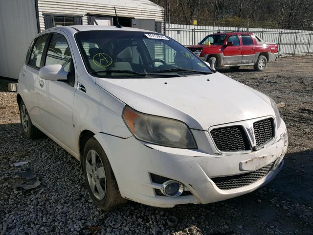 KL2TD66E39B654017 - 2009 PONTIAC G3 WHITE photo 1