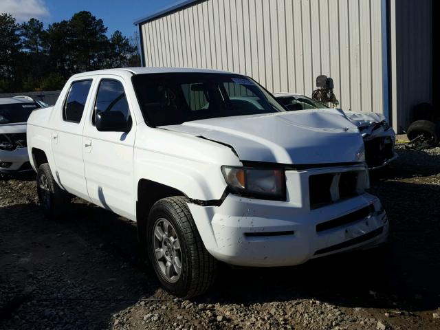 2HJYK16368H527158 - 2008 HONDA RIDGELINE WHITE photo 1