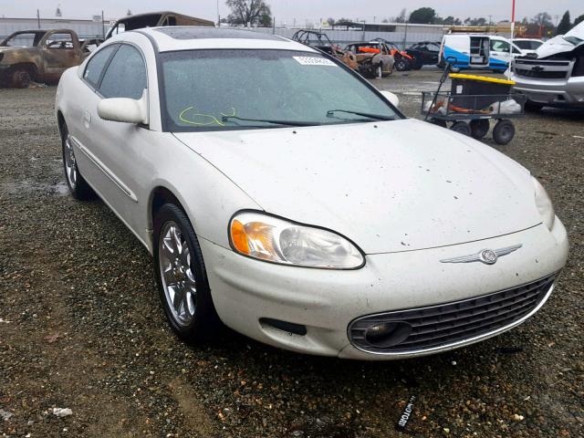 4C3AG52HX2E114497 - 2002 CHRYSLER SEBRING LX WHITE photo 1