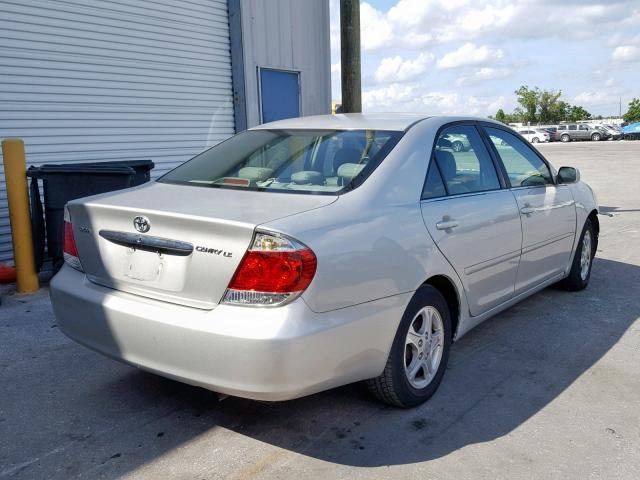 4T1BE32K86U677689 - 2006 TOYOTA CAMRY LE SILVER photo 4