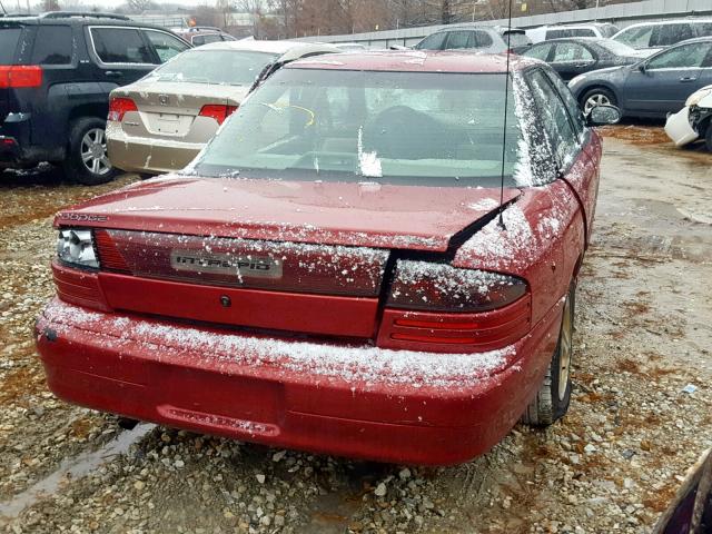 2B3HD56T2SH654584 - 1995 DODGE INTREPID E RED photo 4