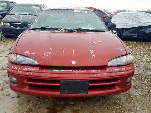 2B3HD56T2SH654584 - 1995 DODGE INTREPID E RED photo 7