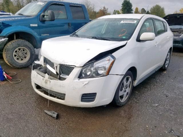 5Y2SP6E81AZ406971 - 2010 PONTIAC VIBE WHITE photo 2