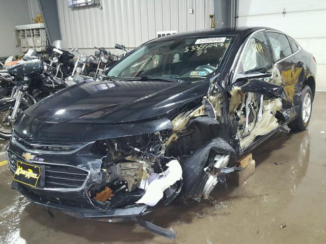 1G1ZB5ST1GF261921 - 2016 CHEVROLET MALIBU LS 黑色 照片 2