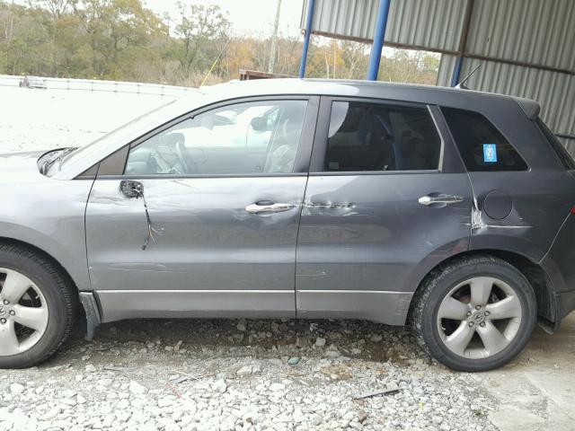 5J8TB18248A007236 - 2008 ACURA RDX GRAY photo 9