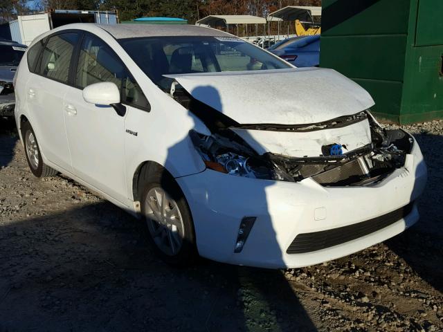 JTDZN3EU1C3074777 - 2012 TOYOTA PRIUS V WHITE photo 1