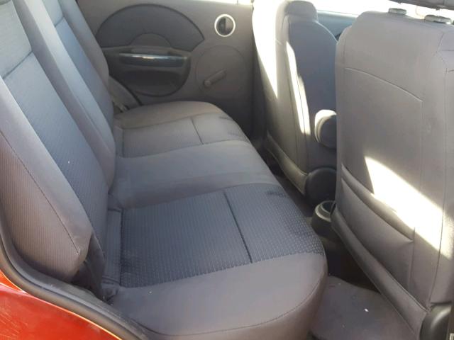 KL1TD66657B743355 - 2007 CHEVROLET AVEO BASE Qırmızı foto 6