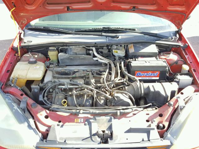 1FAFP38Z14W169012 - 2004 FORD FOCUS ZTS RED photo 7