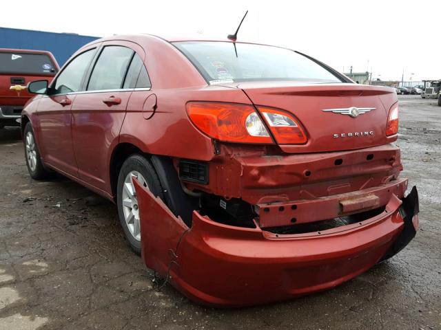 1C3LC46K28N133253 - 2008 CHRYSLER SEBRING LX RED photo 3