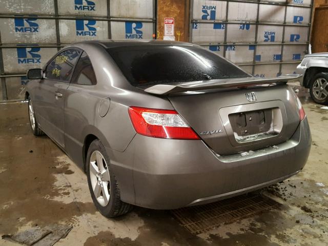 2HGFG11948H538282 - 2008 HONDA CIVIC EXL GRAY photo 3