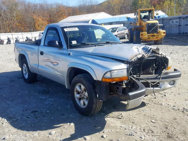 1D7FL36XX3S110236 - 2003 DODGE DAKOTA SPO SILVER photo 1