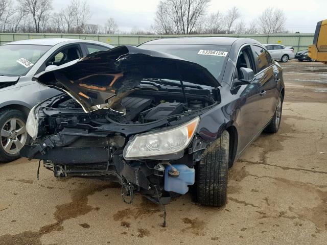 1G4GC5EG1AF301637 - 2010 BUICK LACROSSE C BLACK photo 2