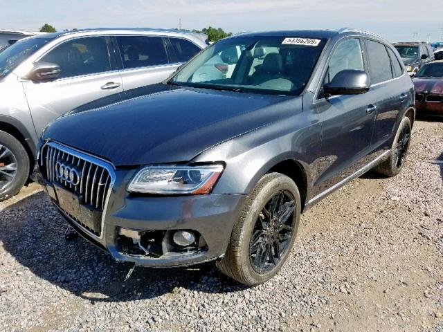 WA1L2AFP1GA078853 - 2016 AUDI Q5 PREMIUM GRAY photo 2