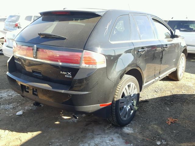 2LMDU88C48BJ21207 - 2008 LINCOLN MKX BLACK photo 4