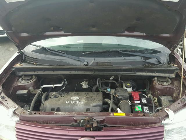 JTLKT324850185685 - 2005 TOYOTA SCION XB Bordo foto 7