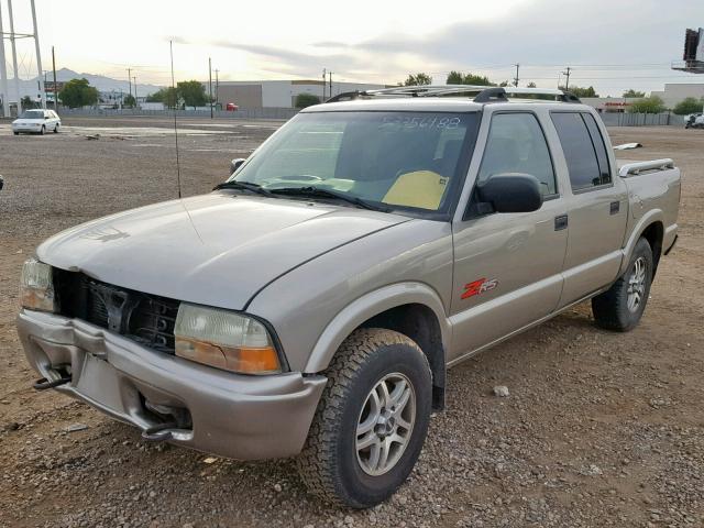 1GTDT13W52K241350 - 2002 GMC SONOMA BROWN photo 2